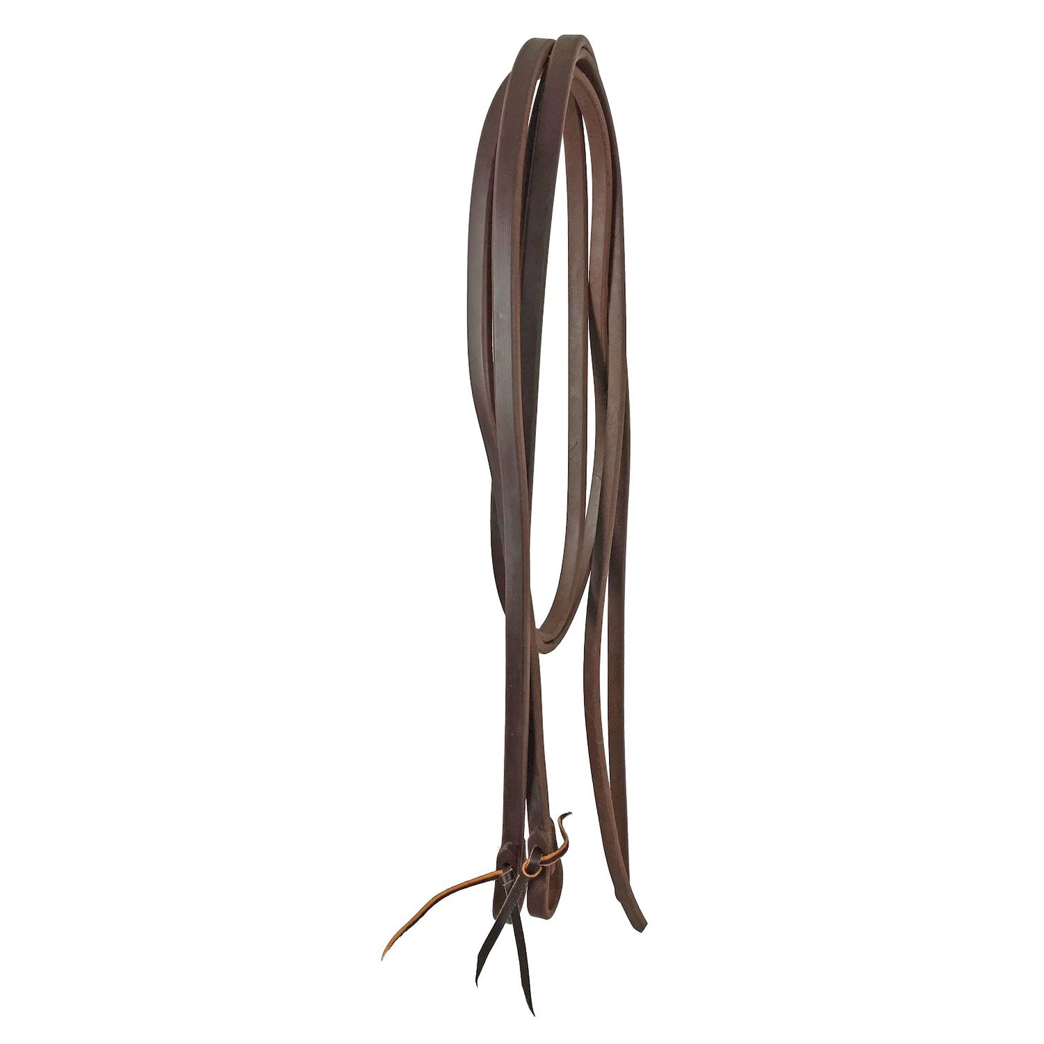Pool's heavy end deep oil leather reins 1.9 cm x 2.20 m