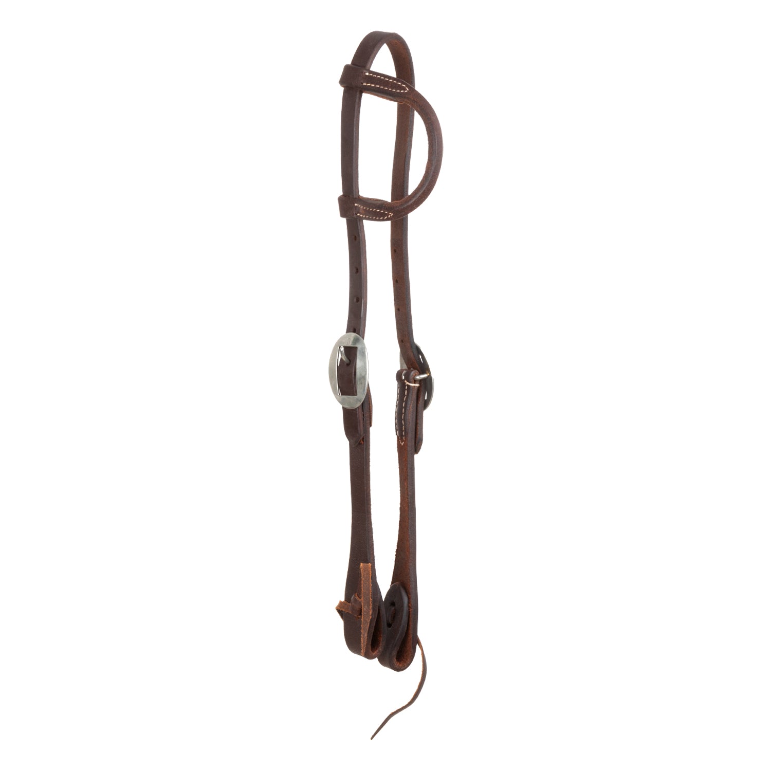 Lakota one ear leather headstall
