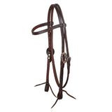 Lakota western fancy german silver buckels bridle