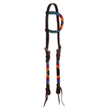 Pool'sserape beaded oiled western one ear bridle