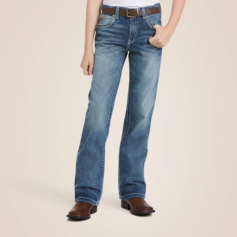 Ariat b4 relaxed coltrane boot cut jeans for kids