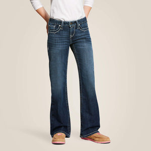 Ariat entwined boot cut jeans for kids