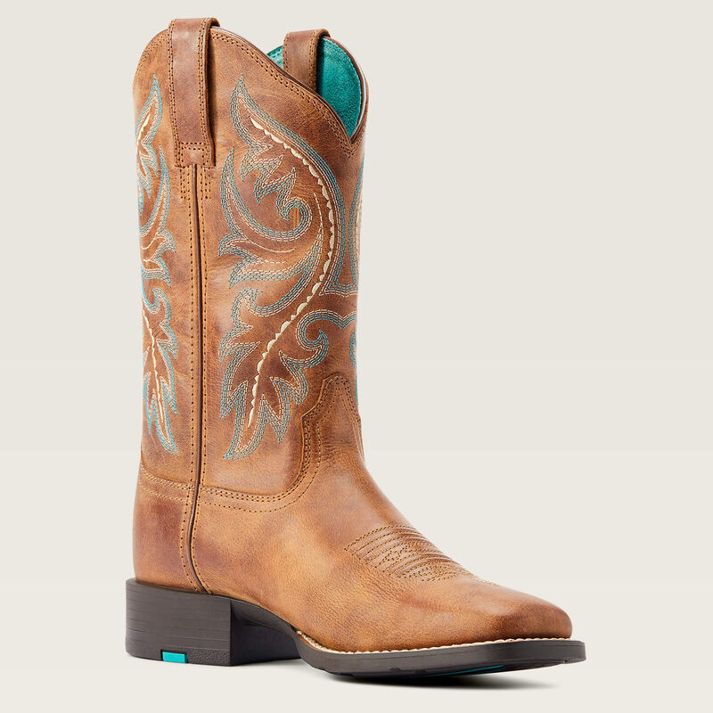 Ariat round up back zip western boot for ladies