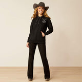 Ariat steer stitch hoodie for ladies