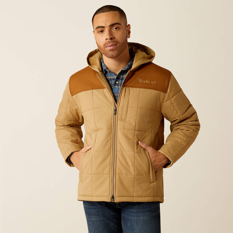 Ariat crius insulated hooded jacket for men