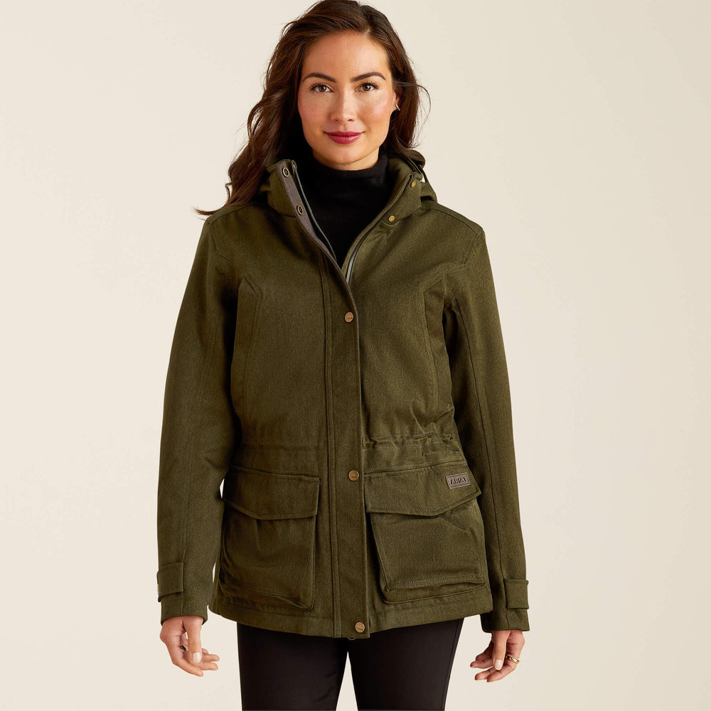 Ariat rhodium waterproof parka for ladies