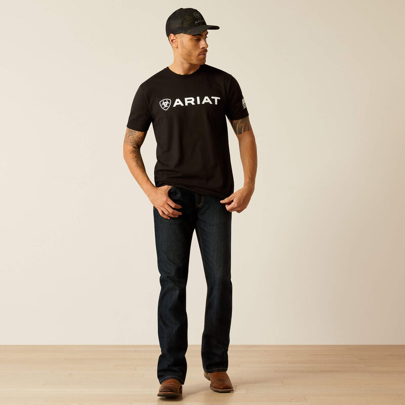 Ariat shield flag T- shirt for men