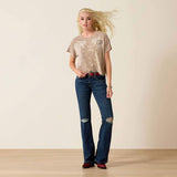 Ariat perfect rise christine flare jeans for ladies
