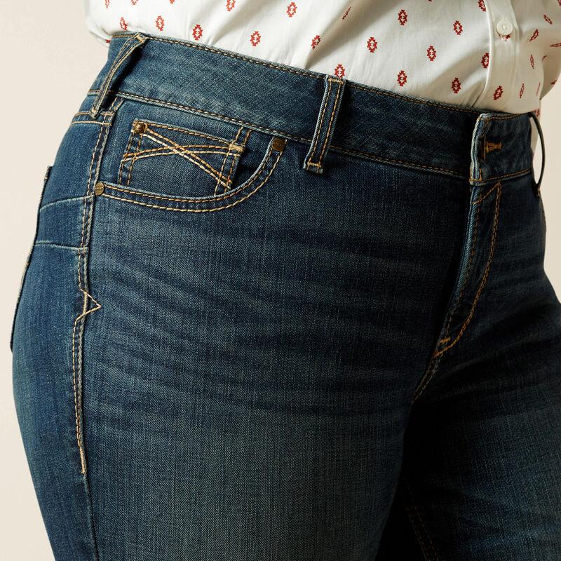 Ariat mid rise sonia boot cut jean for ladies