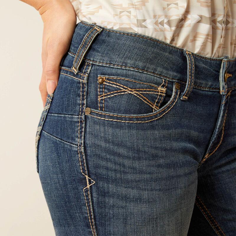 Ariat mid rise sonia boot cut jean for ladies