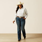 Ariat mid rise sonia boot cut jean for ladies