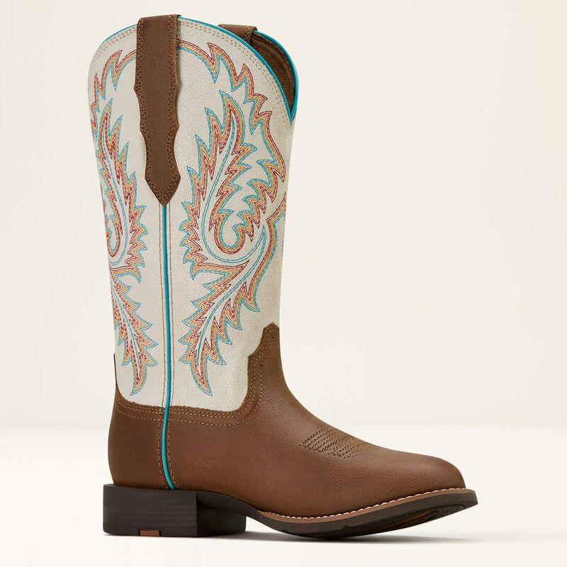 Ariat round up W toe western boot for ladies