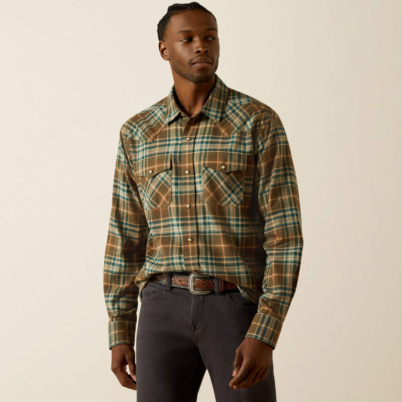 Ariat henry retro fit western shirt for men