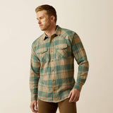 Ariat huxlee retro fit western shirt for men