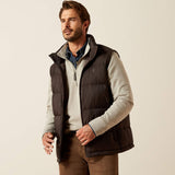 Ariat ultra puff down vest for men