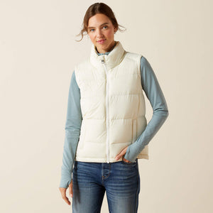 Ariat ultra puff down vest for ladies
