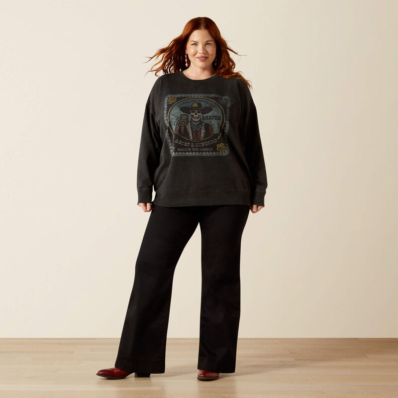 Ariat oversize sendero when life gives you agaves sweatshirt