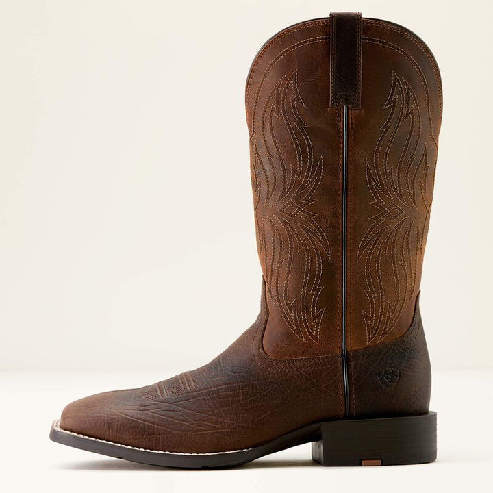 Ariat Sport Rustler wide square toe western boot for men
