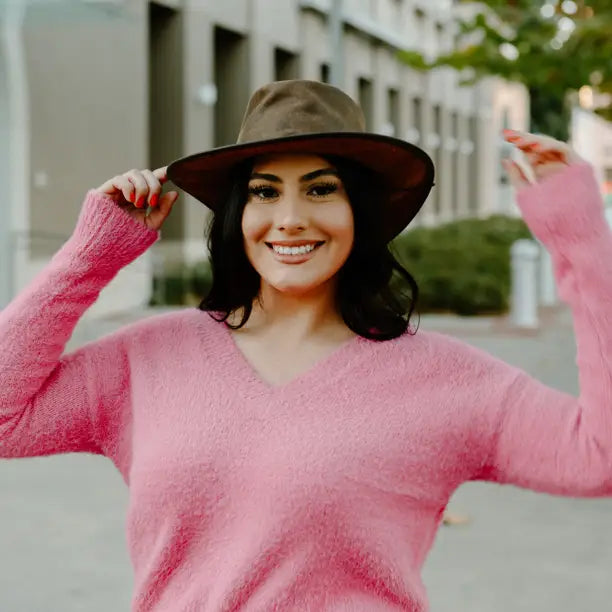 American hat makers Crusher | Crushable Leather Outback Hat