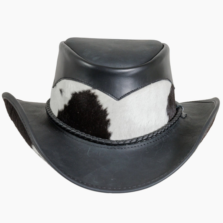 American hat makers Pinto | Leather Cowboy Hat with Calf Accents