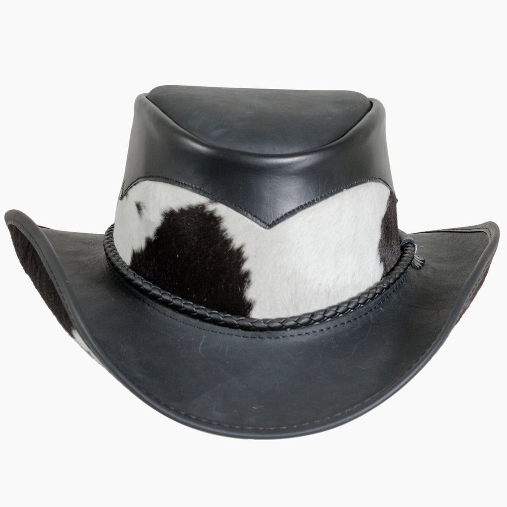 American hat makers Pinto | Leather Cowboy Hat with Calf Accents