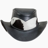 American hat makers Pinto | Leather Cowboy Hat with Calf Accents