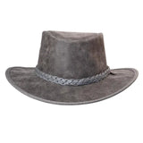 American hat makers Crusher | Crushable Leather Outback Hat