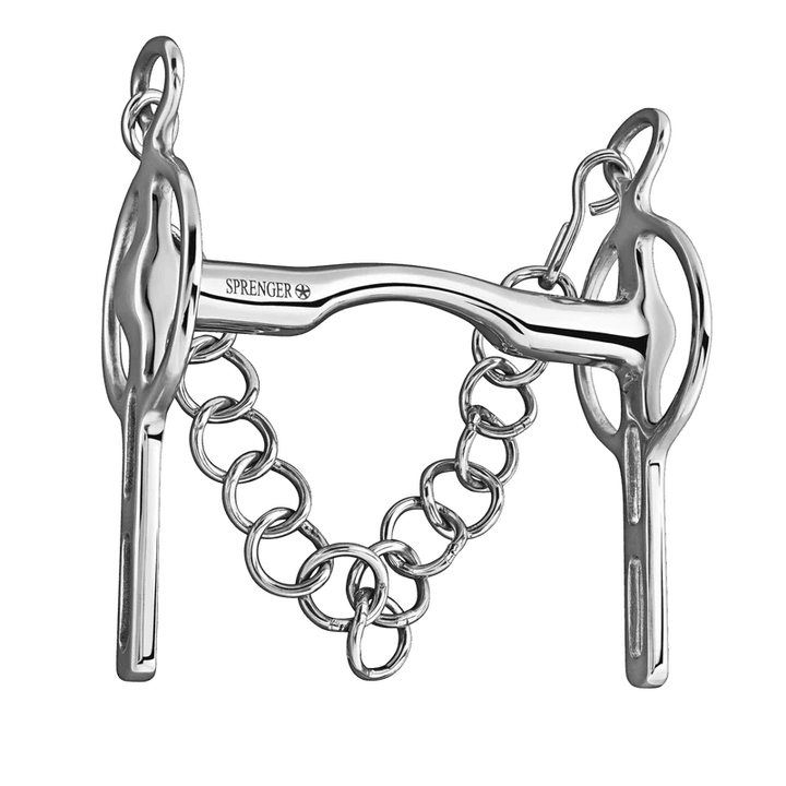 Herm. Sprenger Liverpool bit with Mullen mouthpiece - Stainless steel 43144