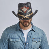 American hat makers Storm | Leather and Rattlesnake Cowboy Hat