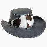 American hat makers Pinto | Leather Cowboy Hat with Calf Accents
