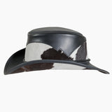 American hat makers Pinto | Leather Cowboy Hat with Calf Accents