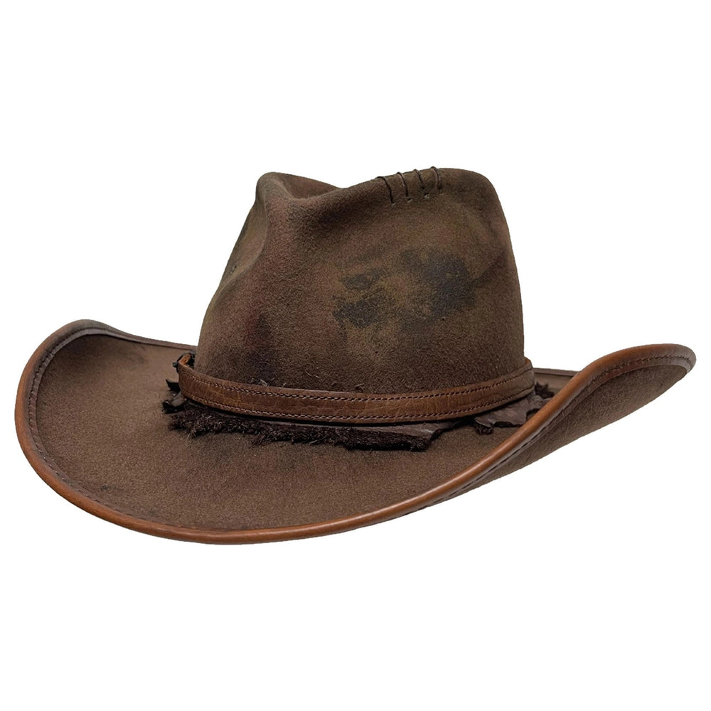 American hat makers Duke | Brown Felt Cowboy Hat