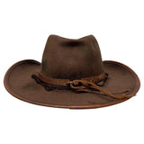 American hat makers Duke | Brown Felt Cowboy Hat