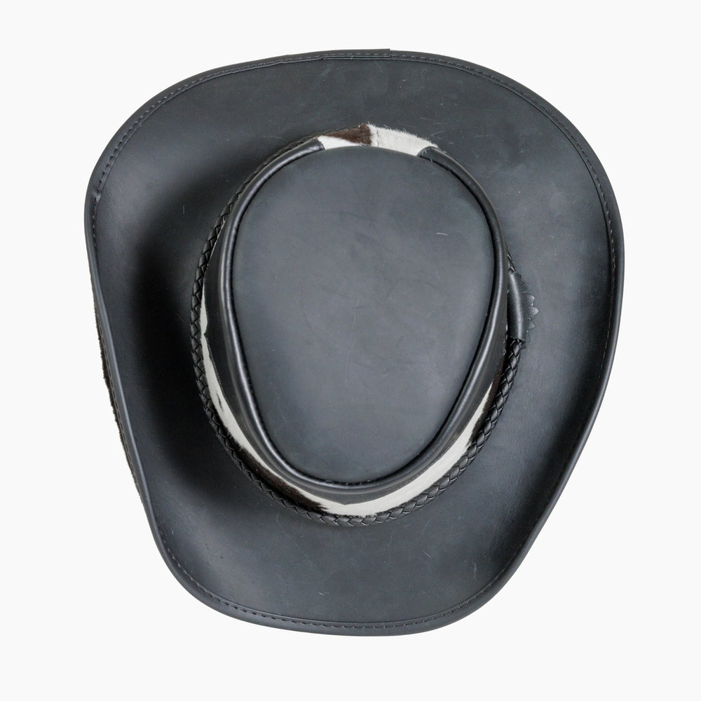 American hat makers Pinto | Leather Cowboy Hat with Calf Accents