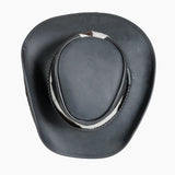 American hat makers Pinto | Leather Cowboy Hat with Calf Accents