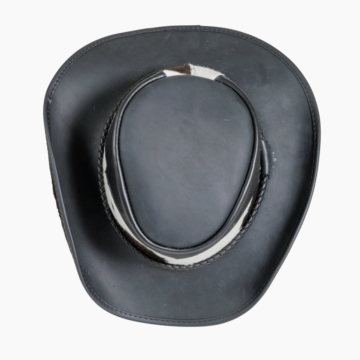 American hat makers Pinto | Leather Cowboy Hat with Calf Accents