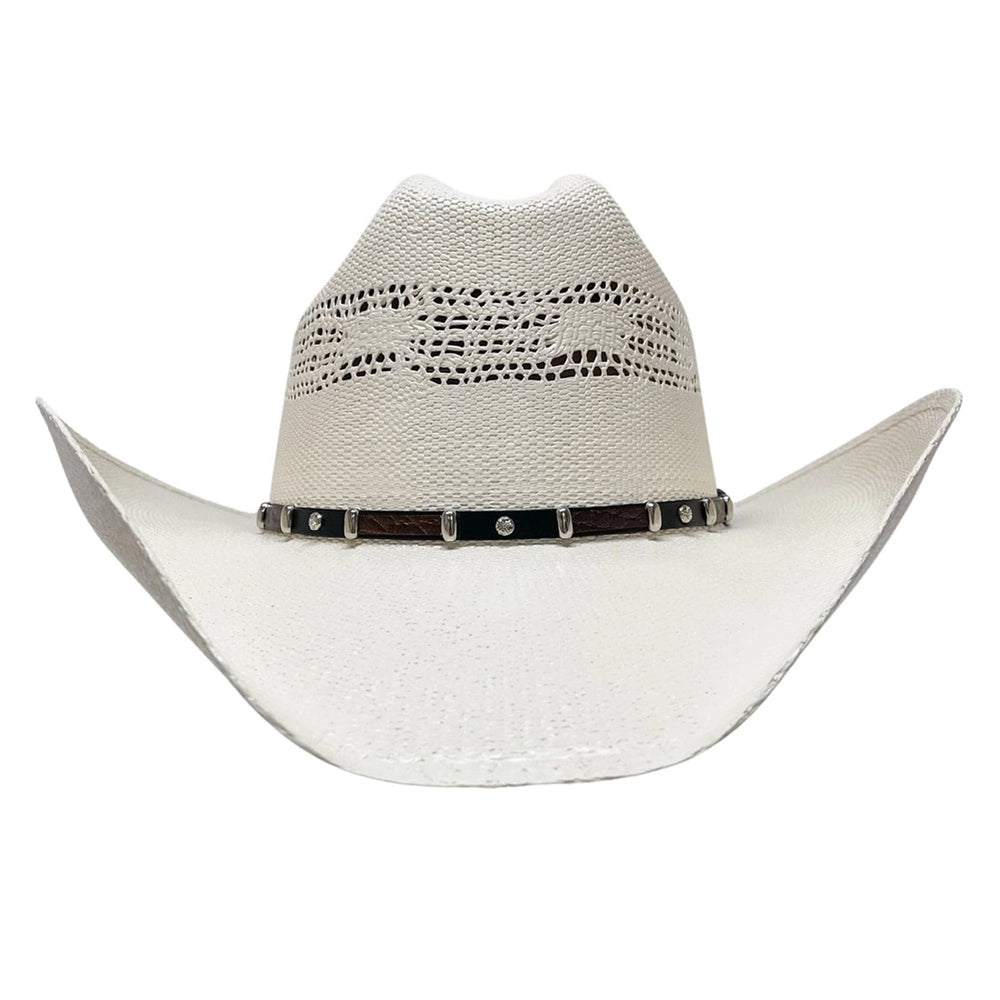 American hat makers Montana | Mens Straw Cowboy Hat with Western Hat Band