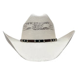 American hat makers Montana | Mens Straw Cowboy Hat with Western Hat Band