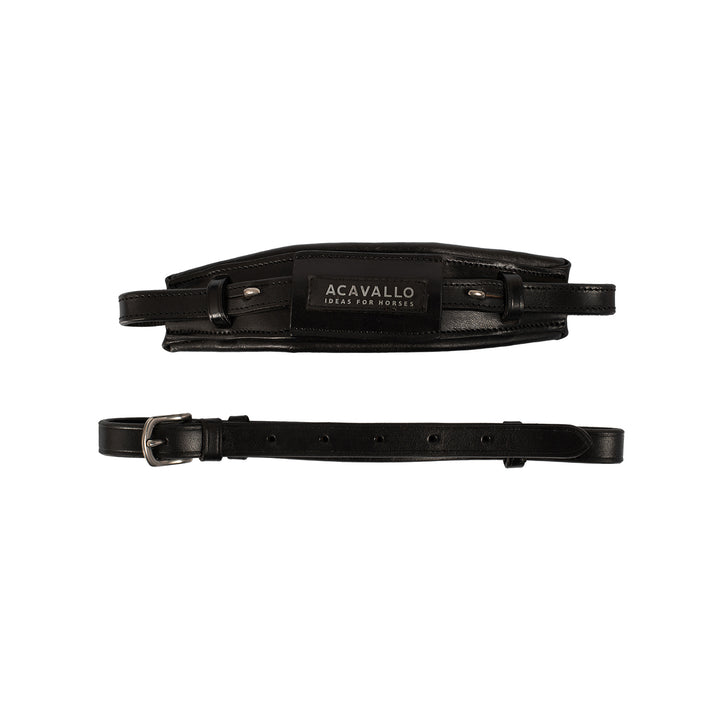 Acavallo hackamore noseband calfskin