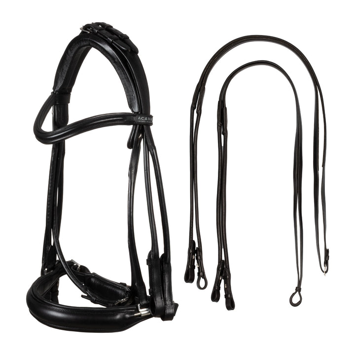 Acavallo parnaso bridle with double reins