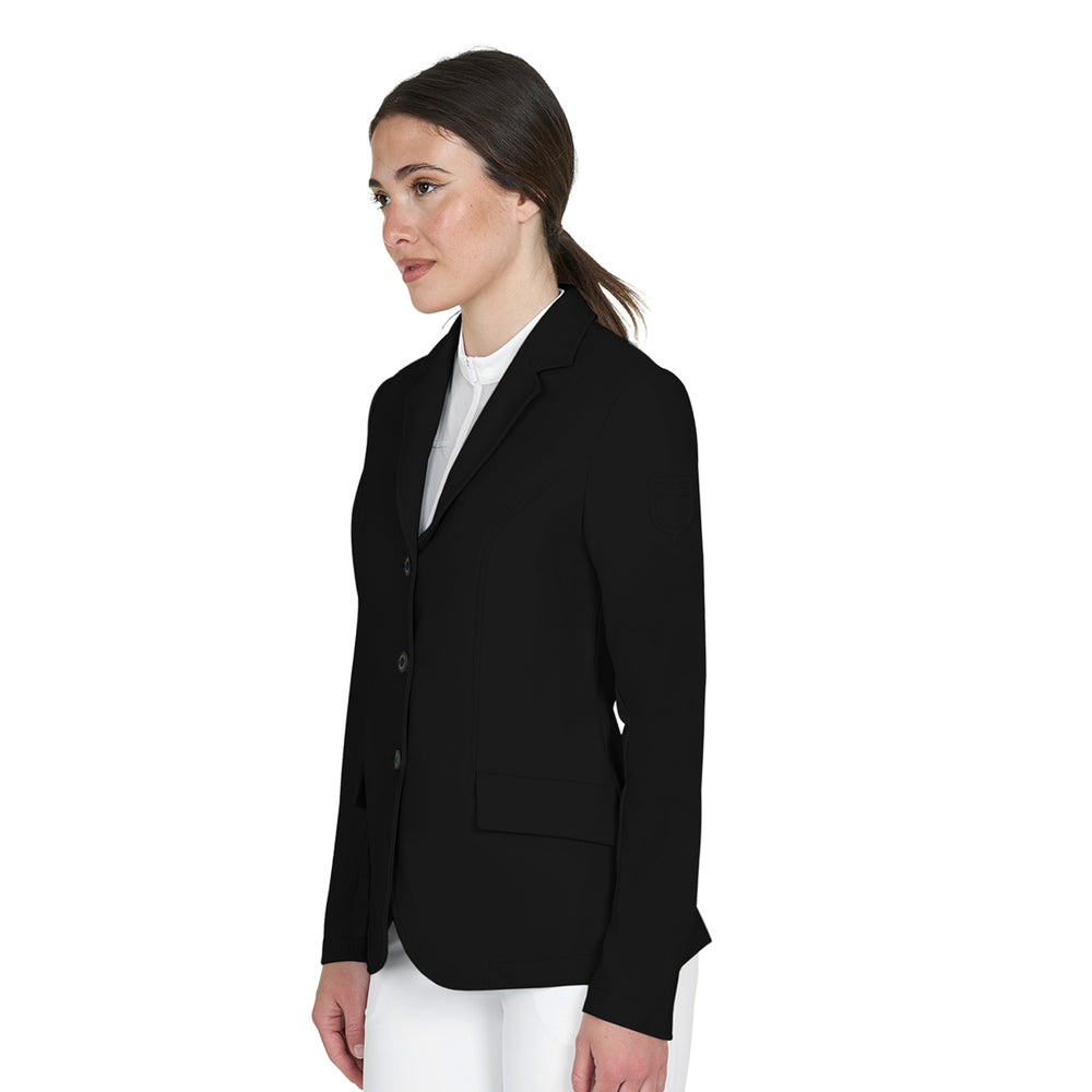 Equestro women's competition jacket with embossed logo