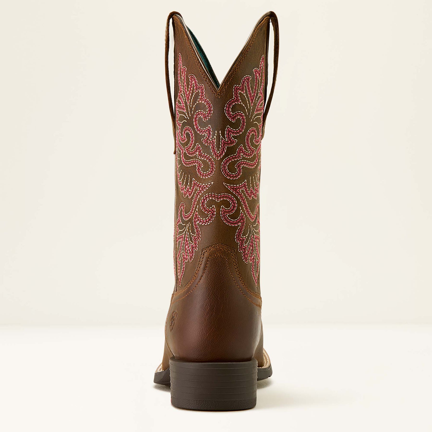 Ariat Round up wide square toe stretchfit Western boot for ladies