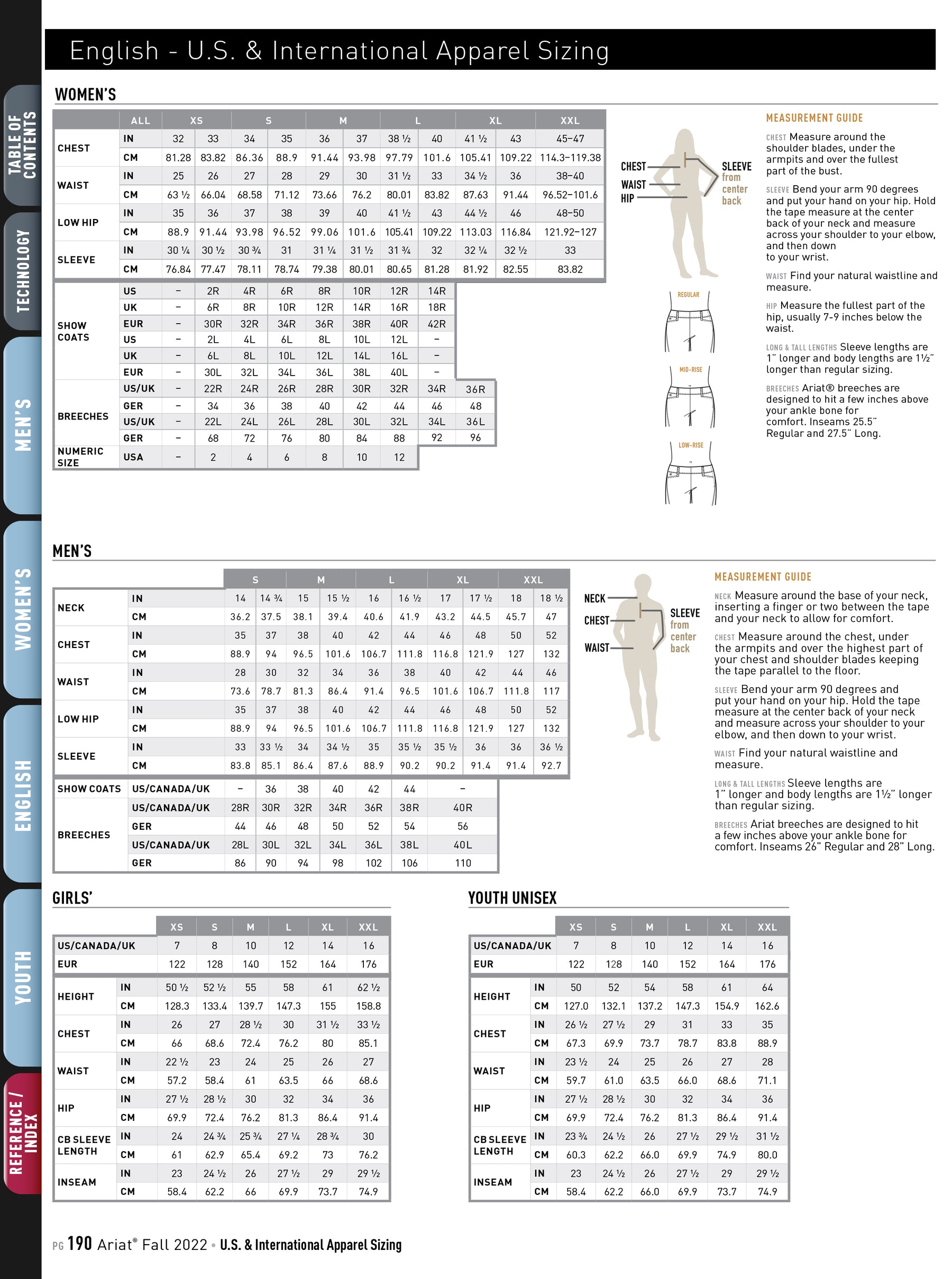 Ariat tri factor full seat tight for ladies