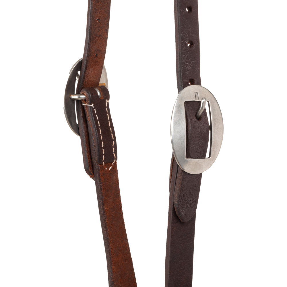 Lakota one ear leather headstall