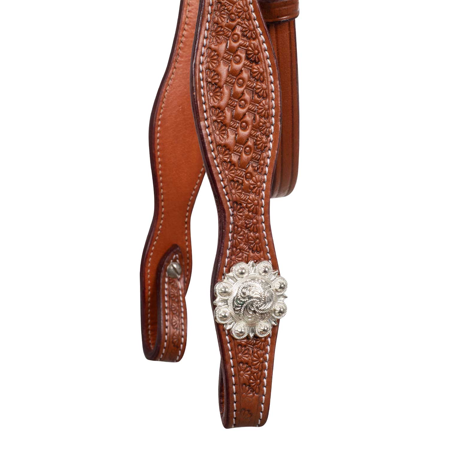 McBryan western headstall basket tooling MBH01001