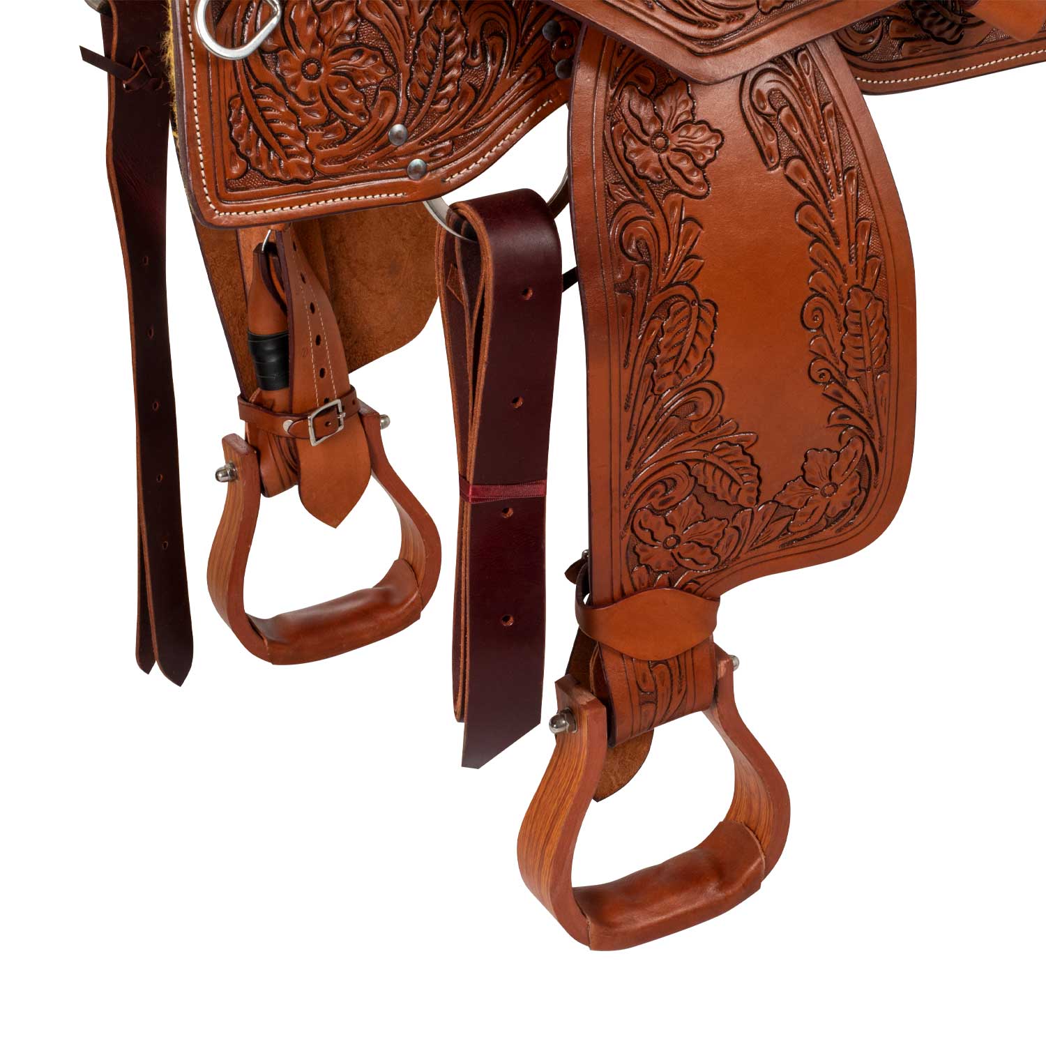 McBryan working ranch saddle classic flower  tooling MBH08008