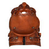 McBryan working ranch saddle pro flower  tooling MBH08009