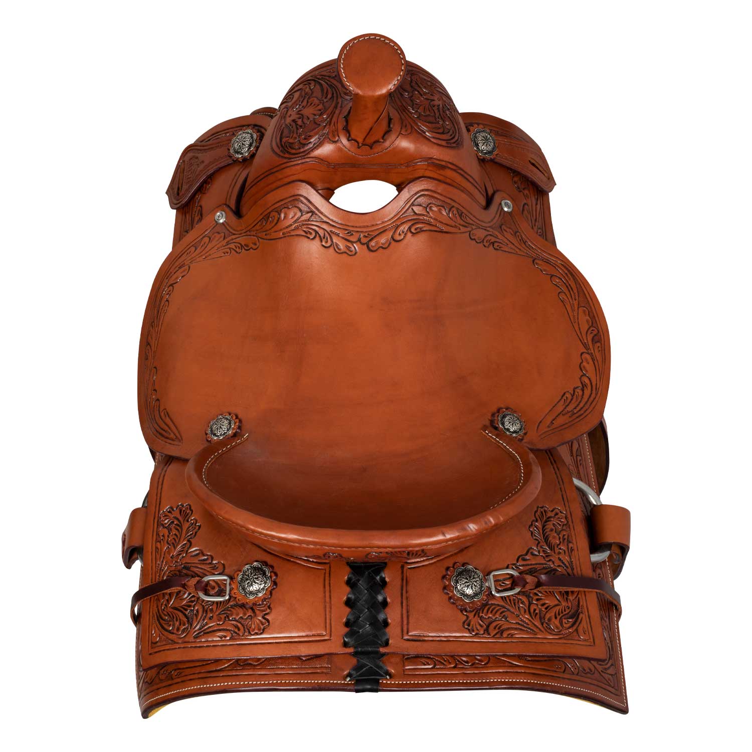 McBryan working ranch saddle pro flower  tooling MBH08009