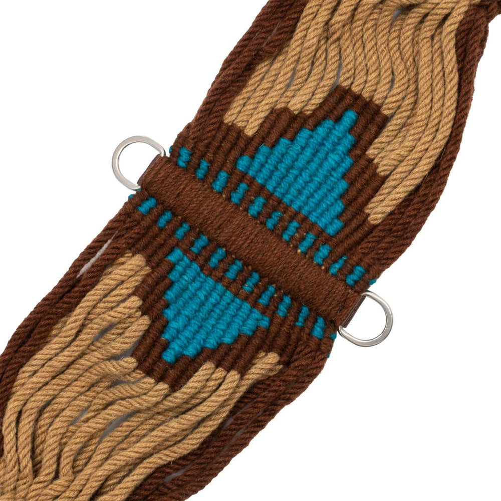Pool's mohair western girth aztec design