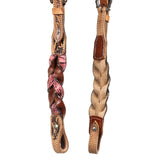 Pool's one ear bridle with braided leather decorations